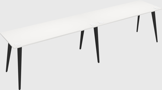 Modern rectangular office desk