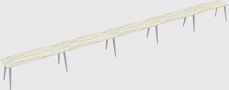 Modern rectangular office desk