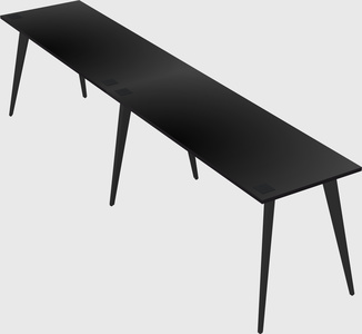 Modern rectangular office desk