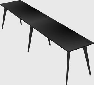 Modern rectangular office desk