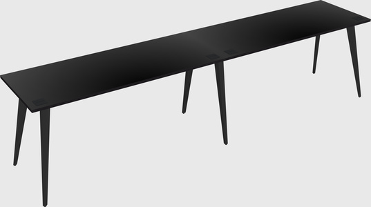 Modern rectangular office desk