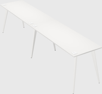 Modern rectangular office desk