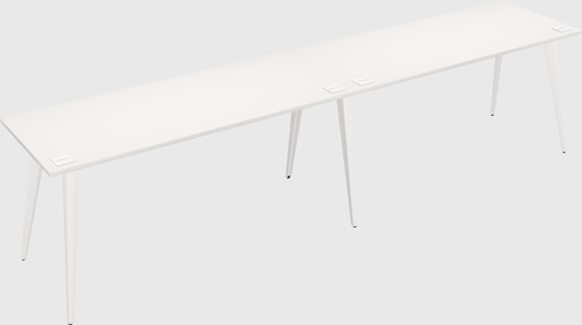 Modern rectangular office desk