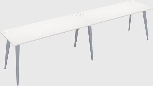 Modern rectangular office desk