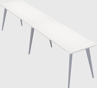 Modern rectangular office desk