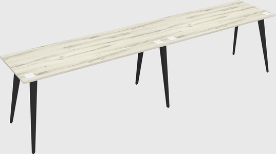 Modern rectangular office desk