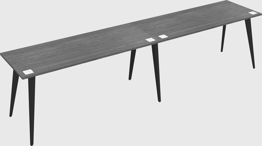Modern rectangular office desk