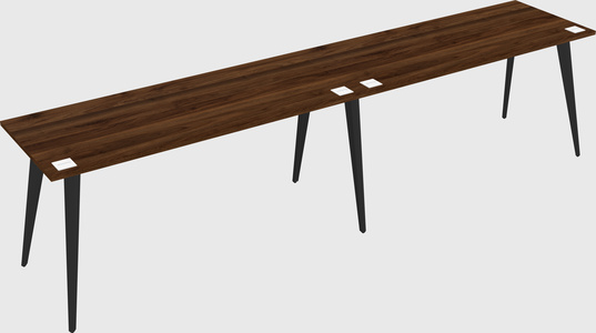 Modern rectangular office desk