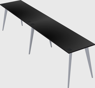 Modern rectangular office desk