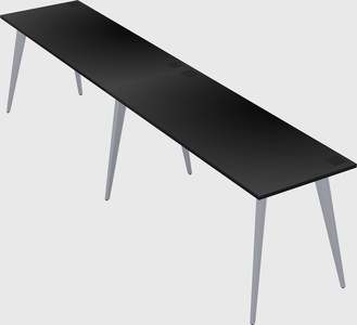 Modern rectangular office desk