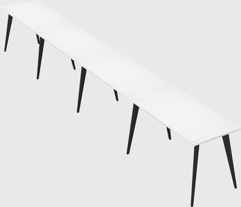 Modern rectangular office desk