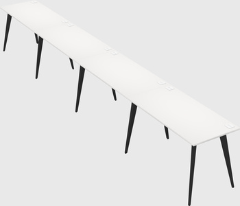 Modern rectangular office desk