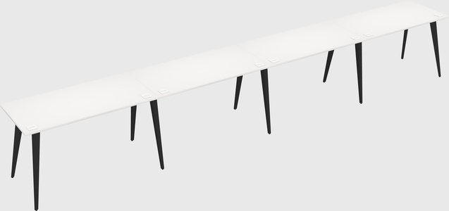 Modern rectangular office desk