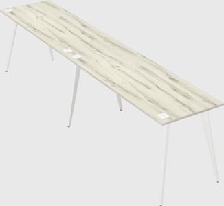 Modern rectangular office desk