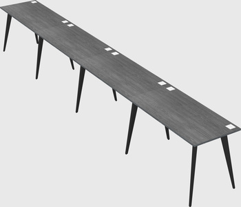 Modern rectangular office desk