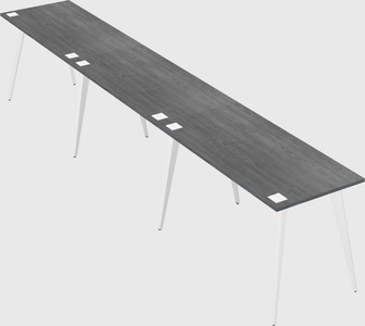 Modern rectangular office desk
