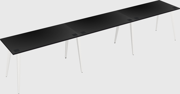 Modern rectangular office desk
