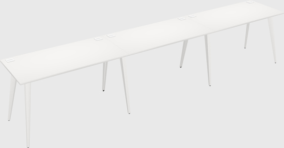 Modern rectangular office desk