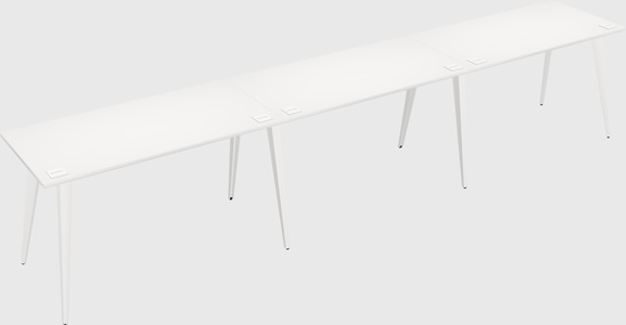 Modern rectangular office desk