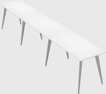 Modern rectangular office desk