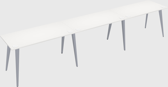 Modern rectangular office desk