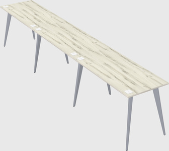 Modern rectangular office desk