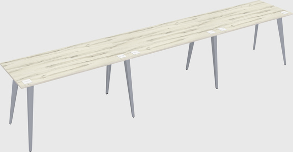 Modern rectangular office desk