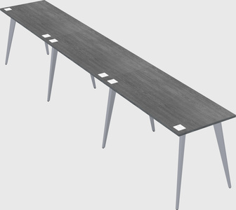 Modern rectangular office desk