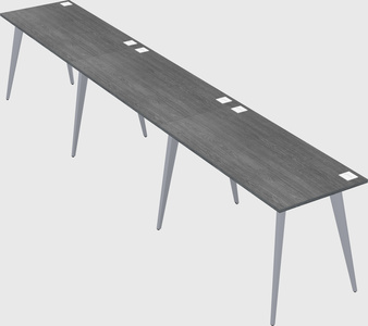 Modern rectangular office desk