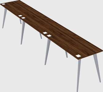Modern rectangular office desk
