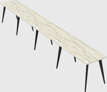 Modern rectangular office desk