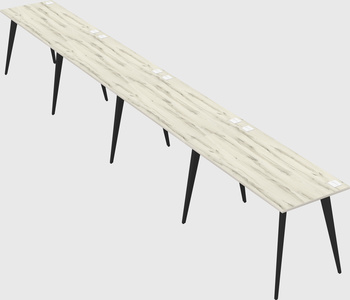 Modern rectangular office desk