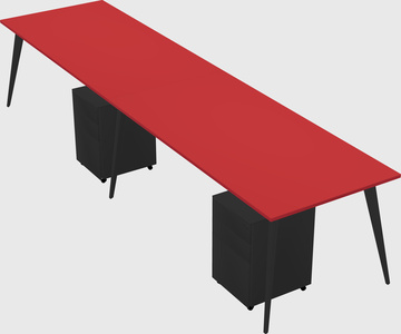 Modern rectangular office desk