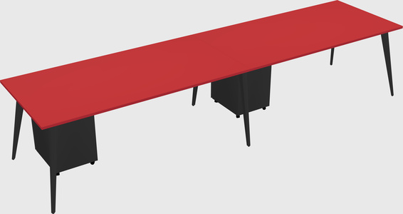 Modern rectangular office desk
