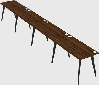 Modern rectangular office desk