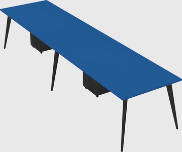 Modern rectangular office desk