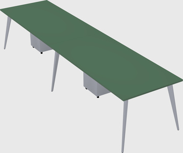 Modern rectangular office desk