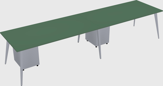 Modern rectangular office desk