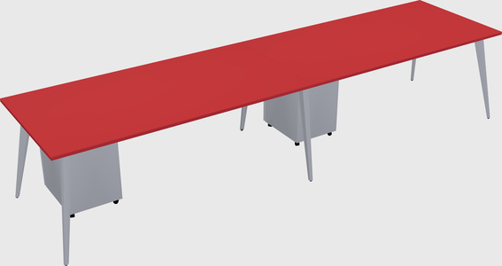 Modern rectangular office desk