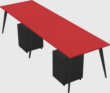 Modern rectangular office desk