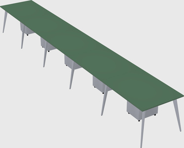Modern rectangular office desk