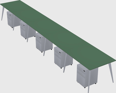 Modern rectangular office desk
