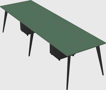 Modern rectangular office desk