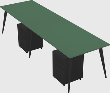Modern rectangular office desk