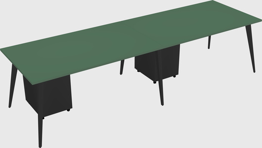 Modern rectangular office desk