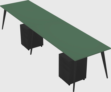 Modern rectangular office desk