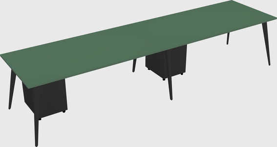 Modern rectangular office desk
