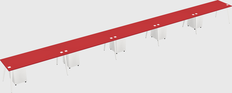Modern rectangular office desk