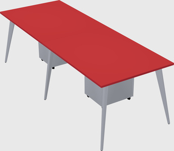 Modern rectangular office desk