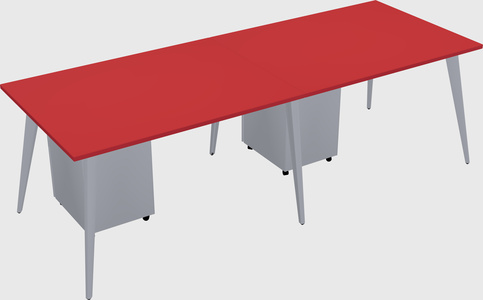 Modern rectangular office desk